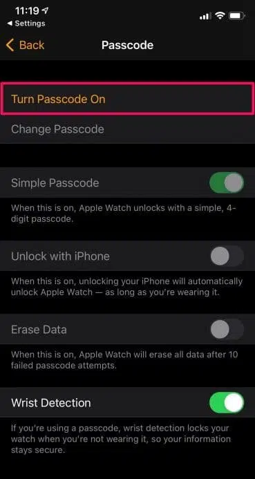 كيف تفتح آيفون مع ساعة آبل