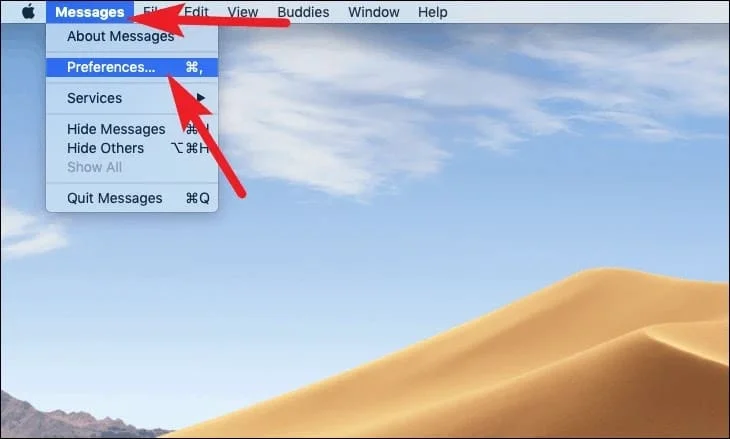 كيفية إيقاف تشغيل iMessage على Mac كيفية إيقاف تشغيل iMessage على Mac