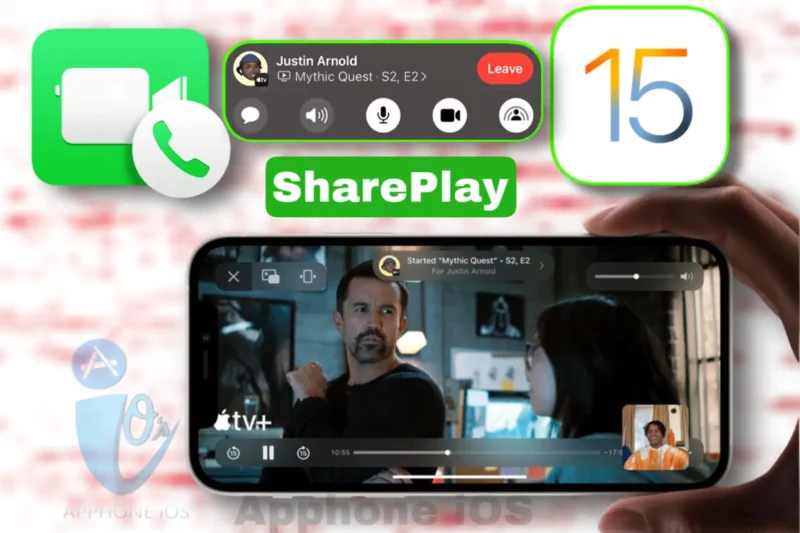 مشاركة الشاشة على FaceTime في iOS 15 باستخدام SharePlay