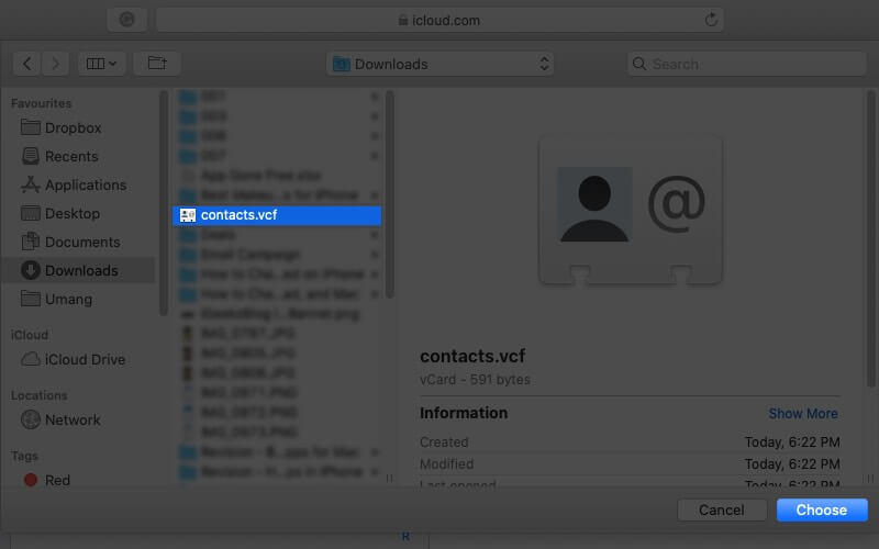 مزامنة جهات اتصال Gmail مع iPhone