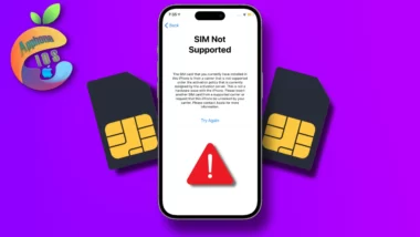 بطاقة SIM غير مدعومة